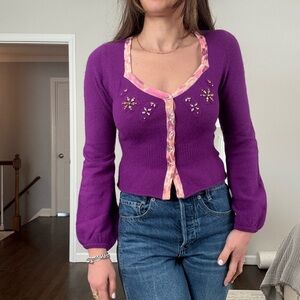 Free People Angora Cardigan